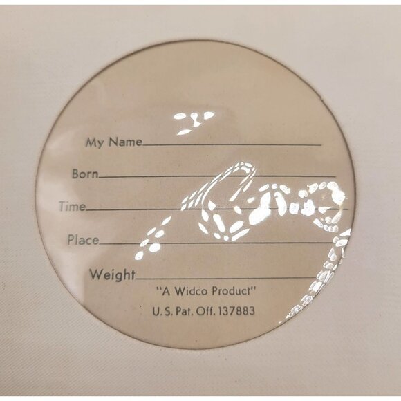 Widco Our Baby Snapshot Mini Album Baby Fine Bristle Hair Brushes Pink Floral - Picture 4 of 10